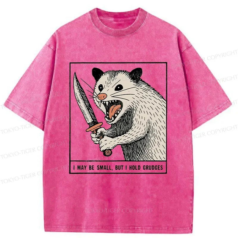 Tokyo-Tiger Possum With A Knife Washed T-Shirt