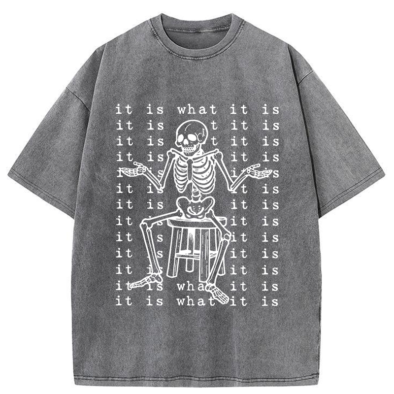 Tokyo-Tiger Helpless Skeleton Washed T-Shirt
