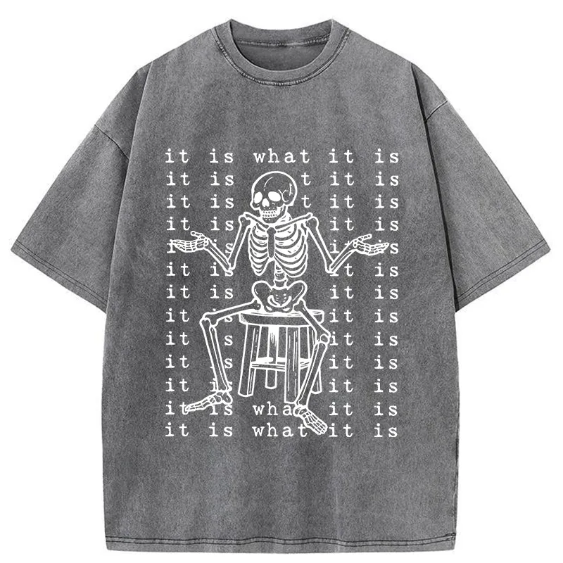 Tokyo-Tiger Helpless Skeleton Washed T-Shirt