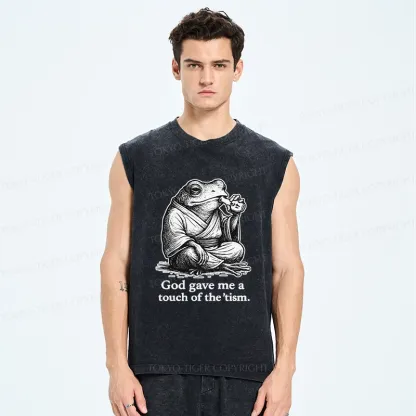 Tokyo-Tiger God Gave Me A Touch Of The 'tism Washed Tank