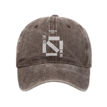 Tokyo-Tiger Japanese Shibuya Crossing Washed Cap Sale