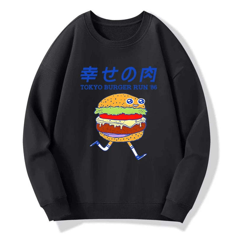 Tokyo-Tiger Tokyo Burger Run Japanese Sweatshirt