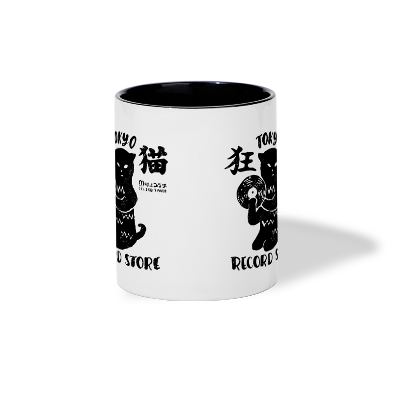 Tokyo-Tiger Record Store Cat CD Mug
