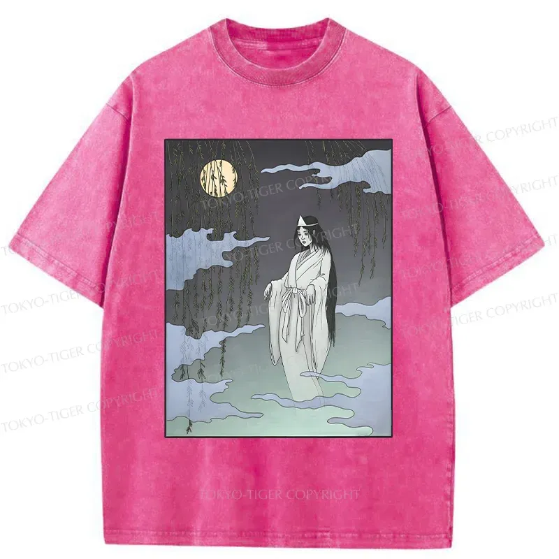 Tokyo-Tiger Japanese Ghost Washed T-Shirt