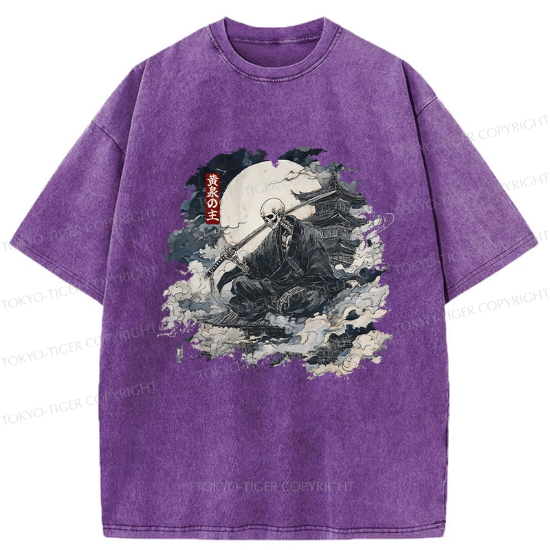 Tokyo-Tiger Lord Of The Underworld Washed T-Shirt