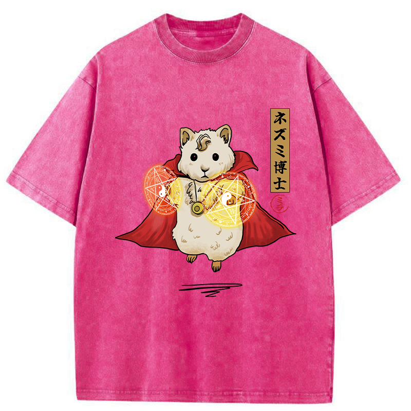 Tokyo-Tiger Doctor Mouse Japanese Washed T-Shirt