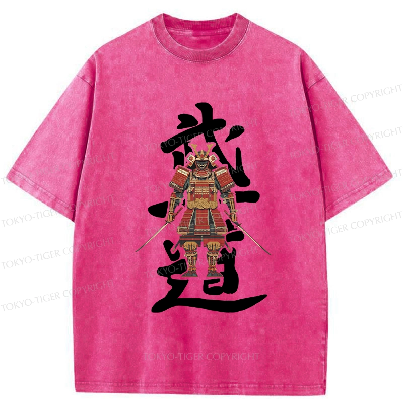 Tokyo-Tiger Japan Bushido Washed T-Shirt