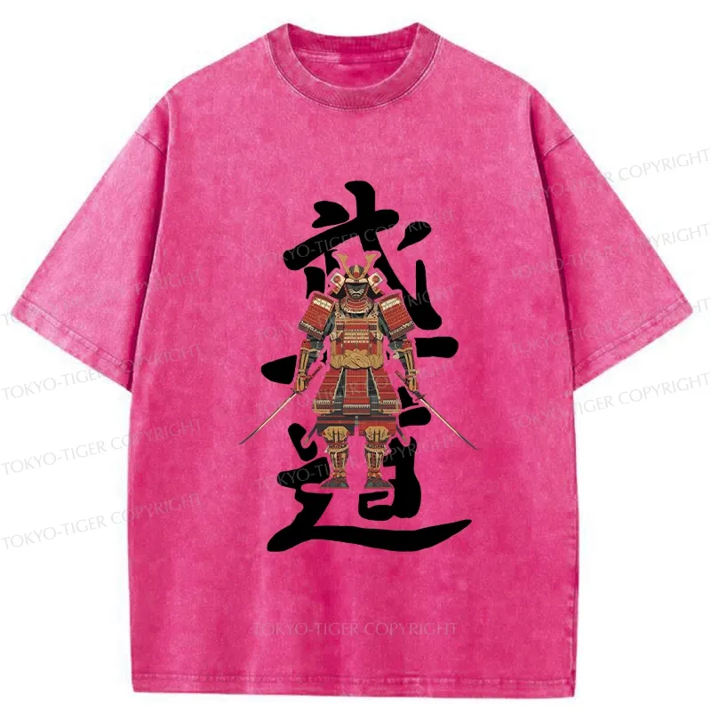 Tokyo-Tiger Japan Bushido Washed T-Shirt