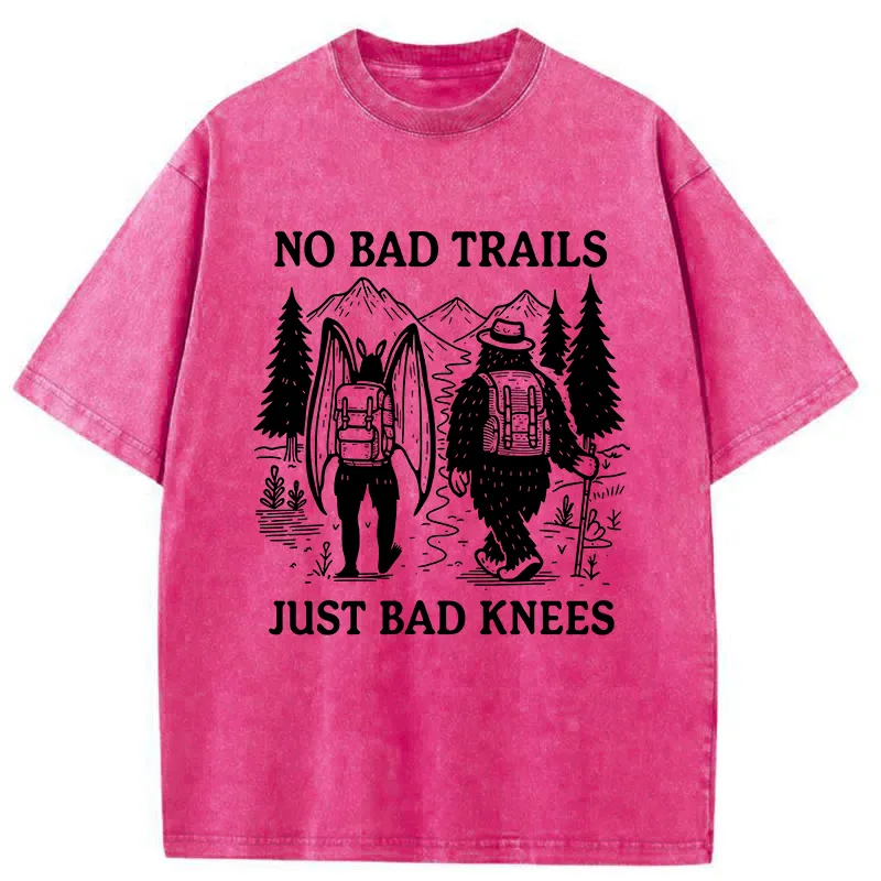 Tokyo-Tiger Go Camping With Monsters Washed T-Shirt