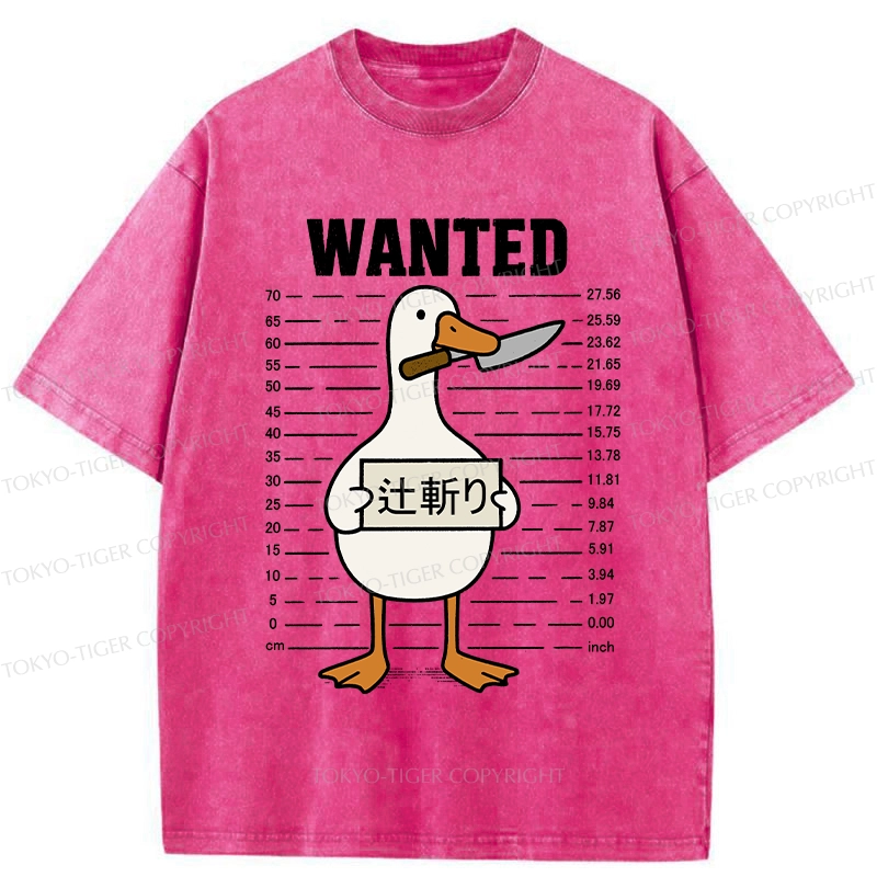 Tokyo-Tiger Wanted Silly Goose Washed T-Shirt