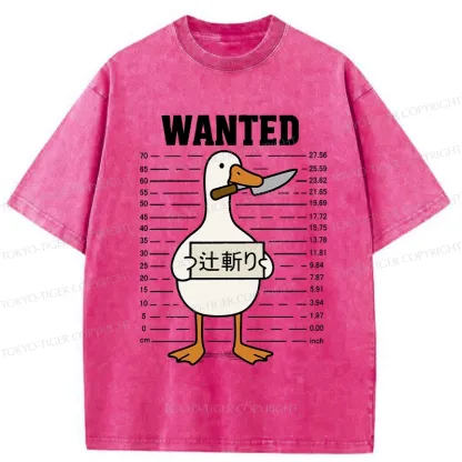 Tokyo-Tiger Wanted Silly Goose Washed T-Shirt