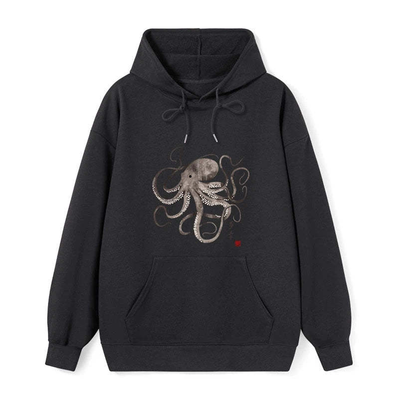 Tokyo-Tiger Octopus Japanese Calligraphy Classic Hoodie Sale