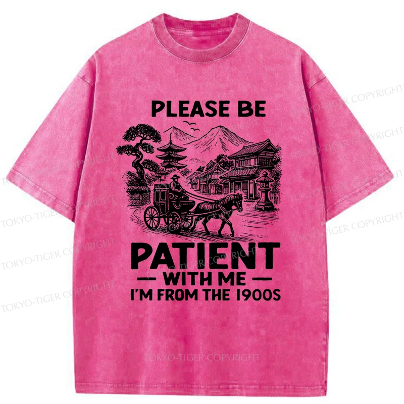 Tokyo-Tiger People From The 90s Washed T-Shirt