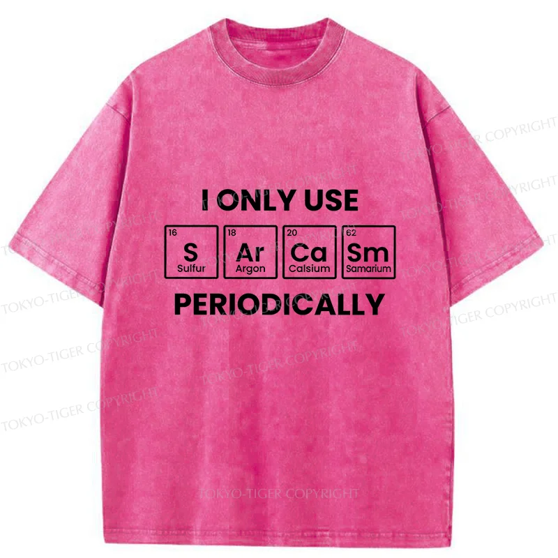 Tokyo-Tiger Interesting Chemical Elements Washed T-Shirt