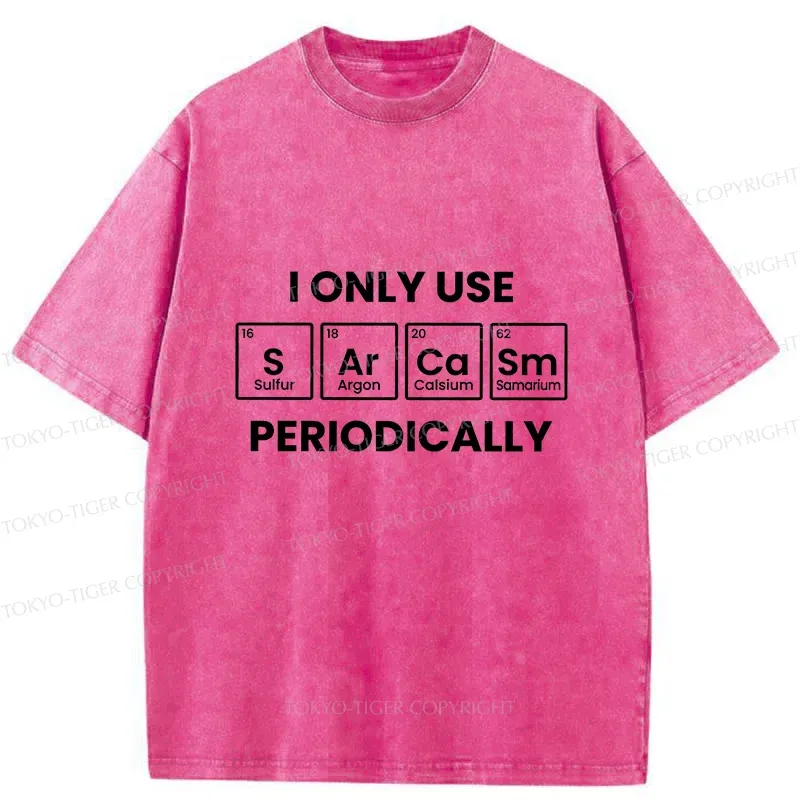 Tokyo-Tiger Interesting Chemical Elements Washed T-Shirt