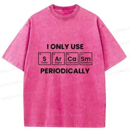 Tokyo-Tiger Interesting Chemical Elements Washed T-Shirt