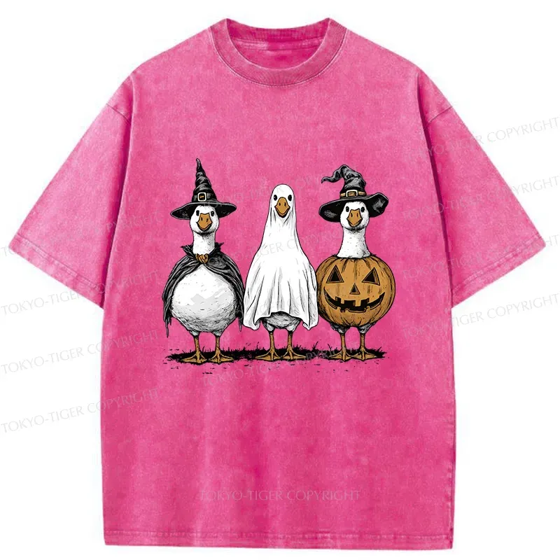 Tokyo-Tiger Halloween Goose Washed T-Shirt