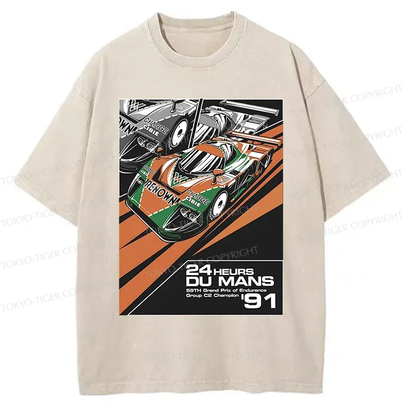 Tokyo-Tiger Cool Racing Washed T-Shirt
