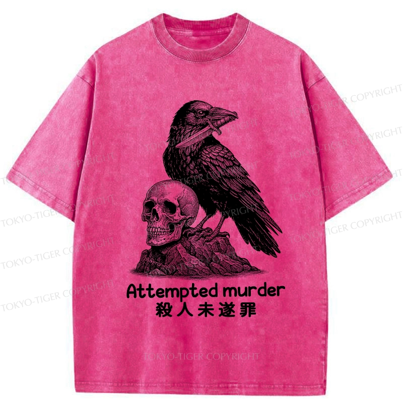 Tokyo-Tiger Attempted Murder Washed T-Shirt