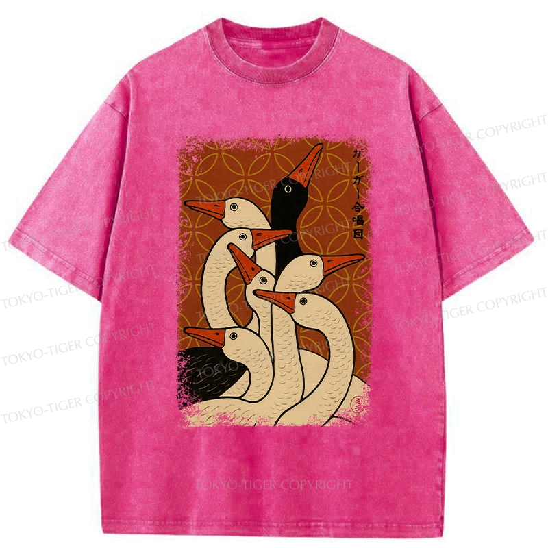 Tokyo-Tiger The Goose Choir Washed T-Shirt
