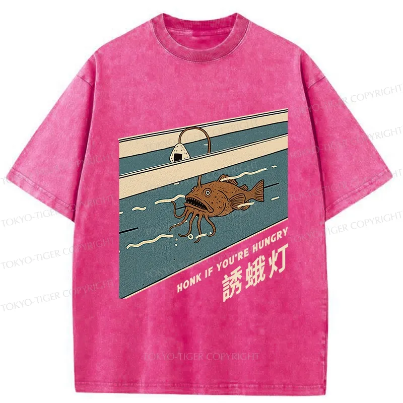 Tokyo-Tiger Moth-attracting Lamp Washed T-Shirt