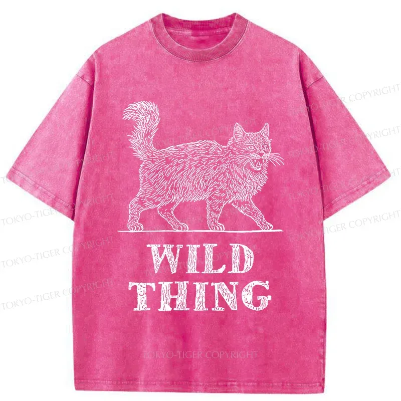 Tokyo-Tiger Wild Cat Washed T-Shirt