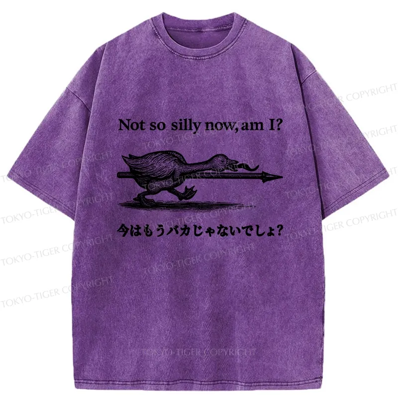 Tokyo-Tiger I'm Not So Silly Now Washed T-Shirt