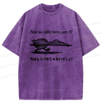 Tokyo-Tiger I'm Not So Silly Now Washed T-Shirt