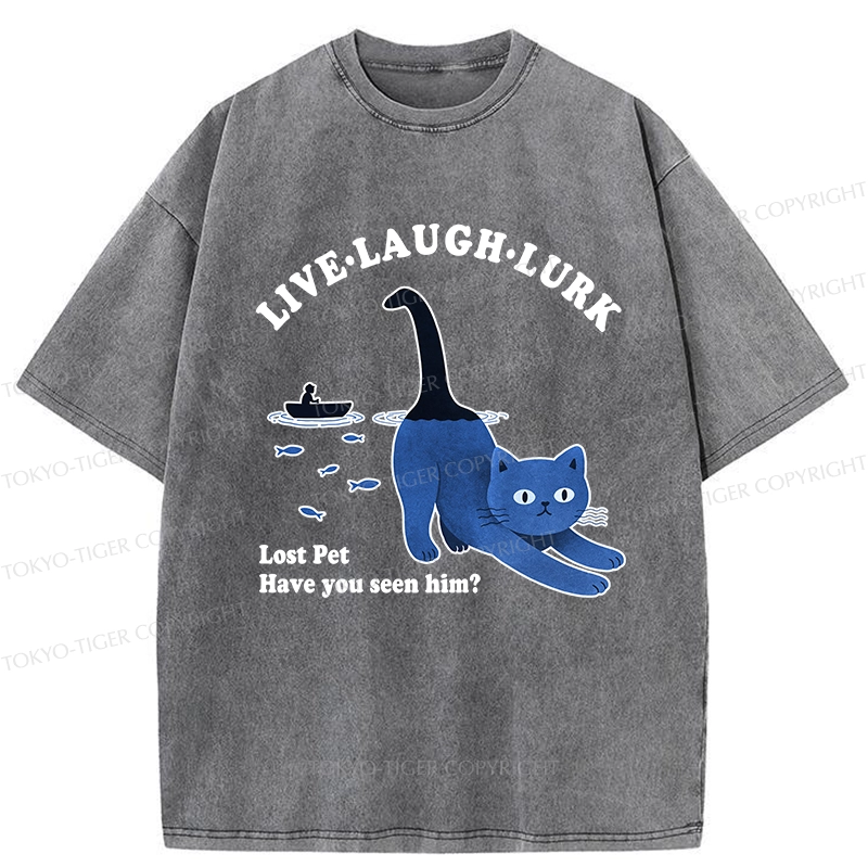 Tokyo-Tiger Have You Seen My Pet Washed T-Shirt