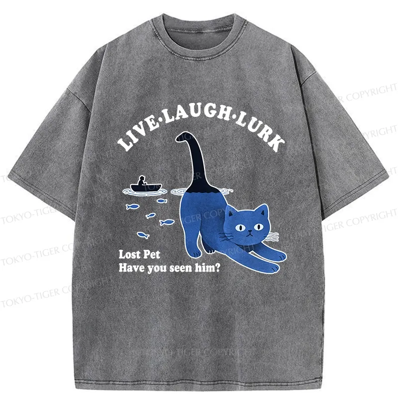 Tokyo-Tiger Have You Seen My Pet Washed T-Shirt