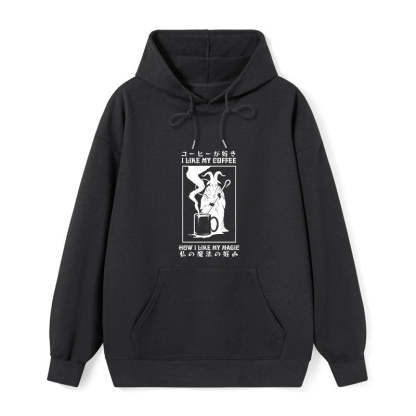 Tokyo-Tiger I Like My Coffee Classic Hoodie