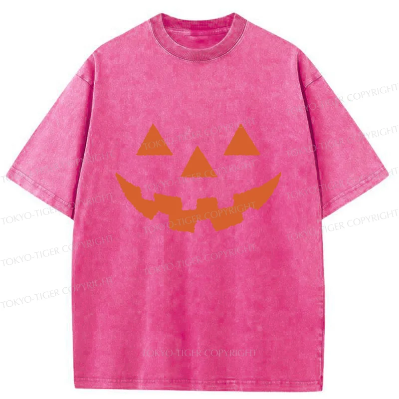 Tokyo-Tiger Pumpkin Horror Washed T-Shirt