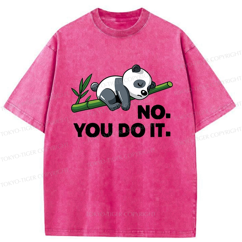 Tokyo-Tiger No You Do It Funny Panda Washed T-Shirt