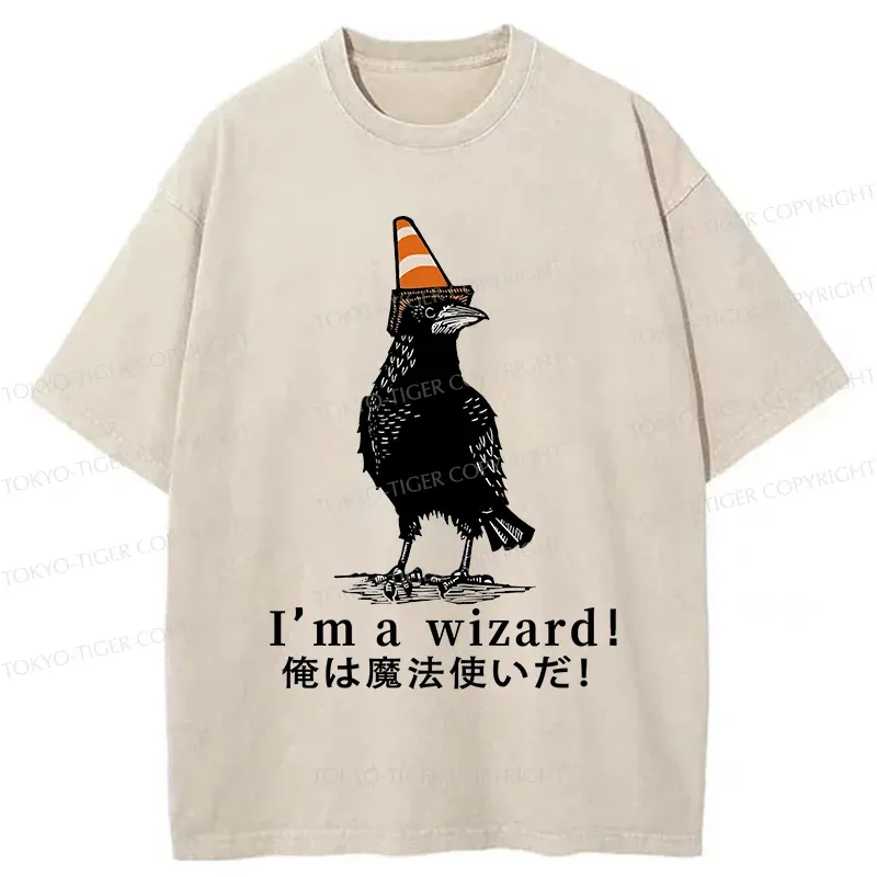 Tokyo-Tiger Magic Crow Washed T-Shirt