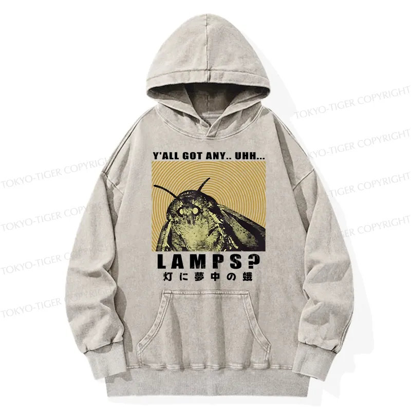 Tokyo-Tiger Moth Obsessed With The Light Washed Hoodie