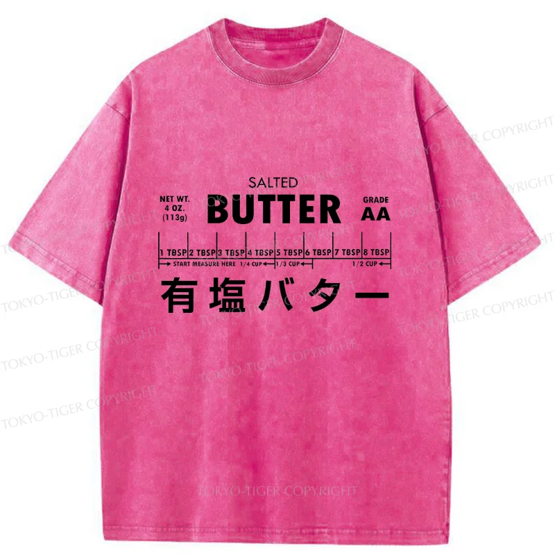 Tokyo-Tiger Funny Butter Washed T-Shirt