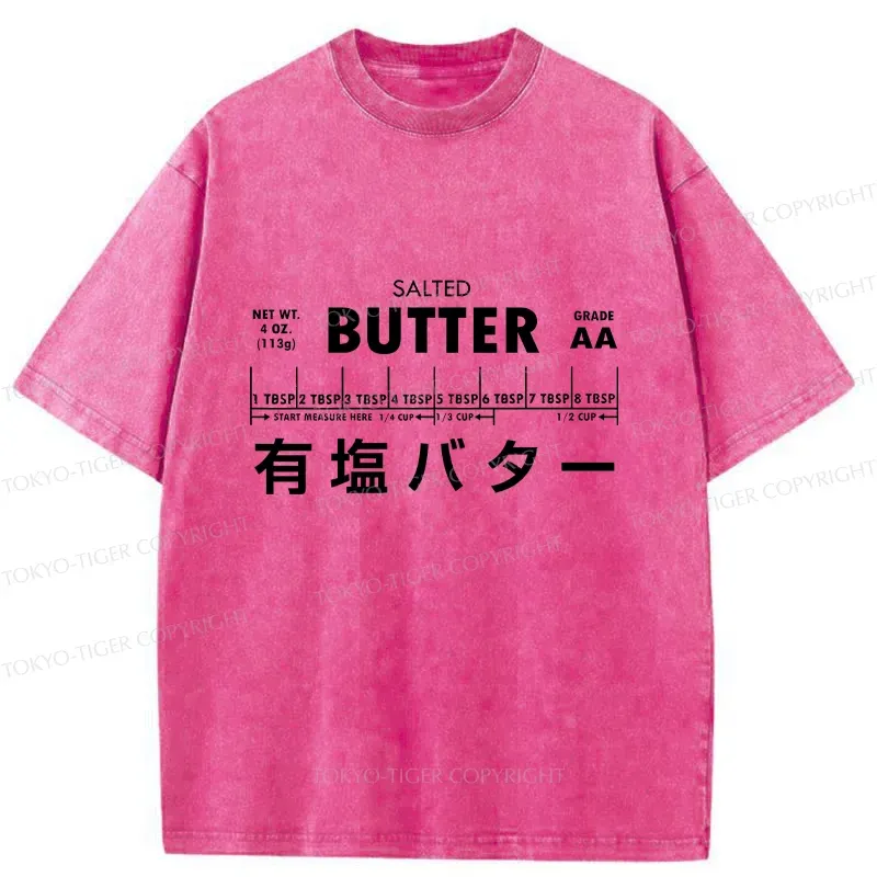 Tokyo-Tiger Funny Butter Washed T-Shirt