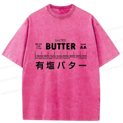 Tokyo-Tiger Funny Butter Washed T-Shirt