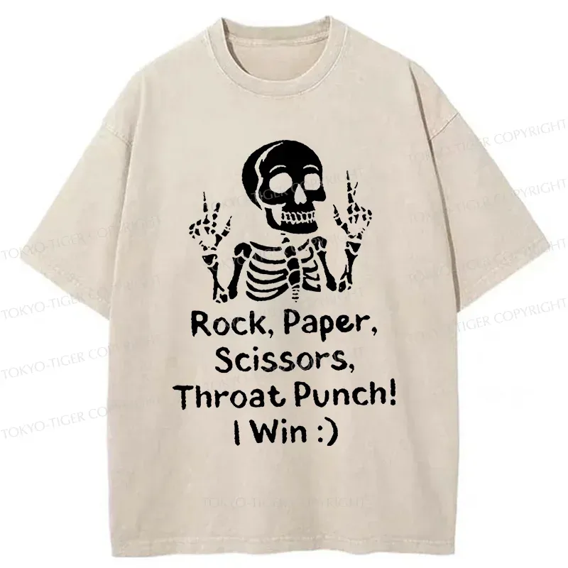 Tokyo-Tiger Winning Skeleton Washed T-Shirt