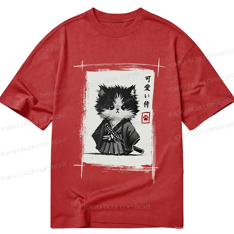 Tokyo-Tiger Kitten Samurai Classic T-Shirt