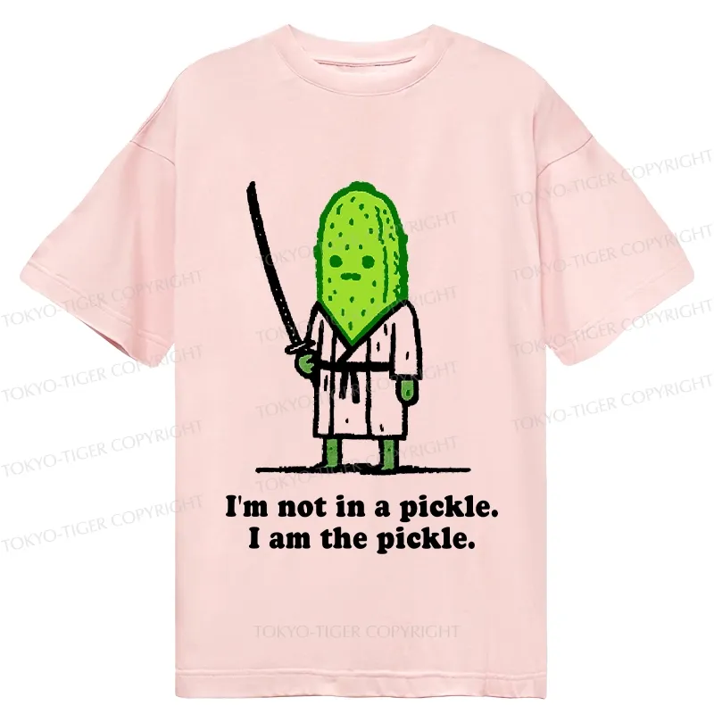 Tokyo-Tiger Funny Cucumber Samurai Classic T-Shirt