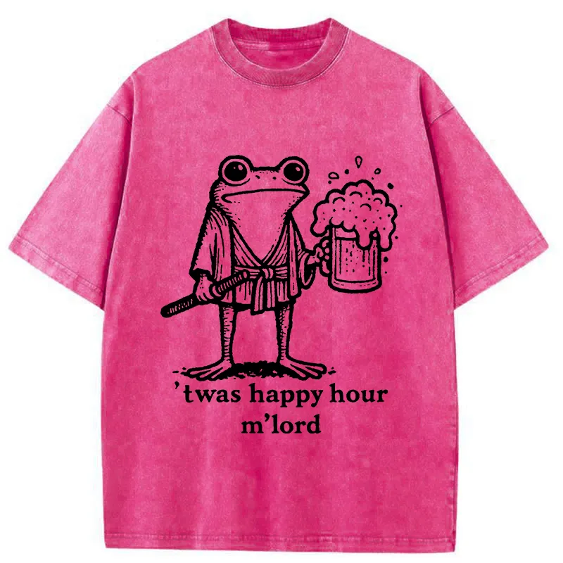 Tokyo-Tiger Happy Hour Frog Washed T-Shirt