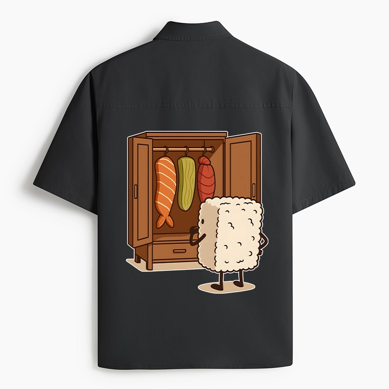 Tokyo-Tiger Sushi Pick Out Clothes Work Shirt