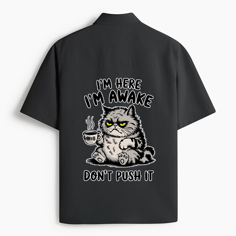 Tokyo-Tiger Tired Cat Work Shirt