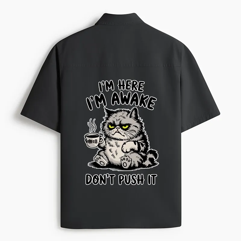 Tokyo-Tiger Tired Cat Work Shirt