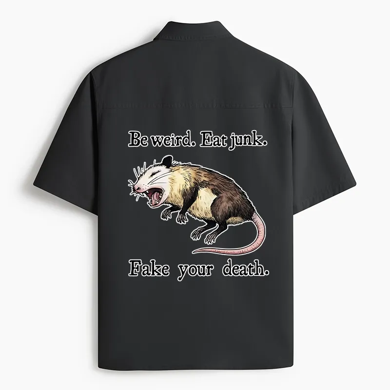 Tokyo-Tiger Possum Playing Dead Work Shirt