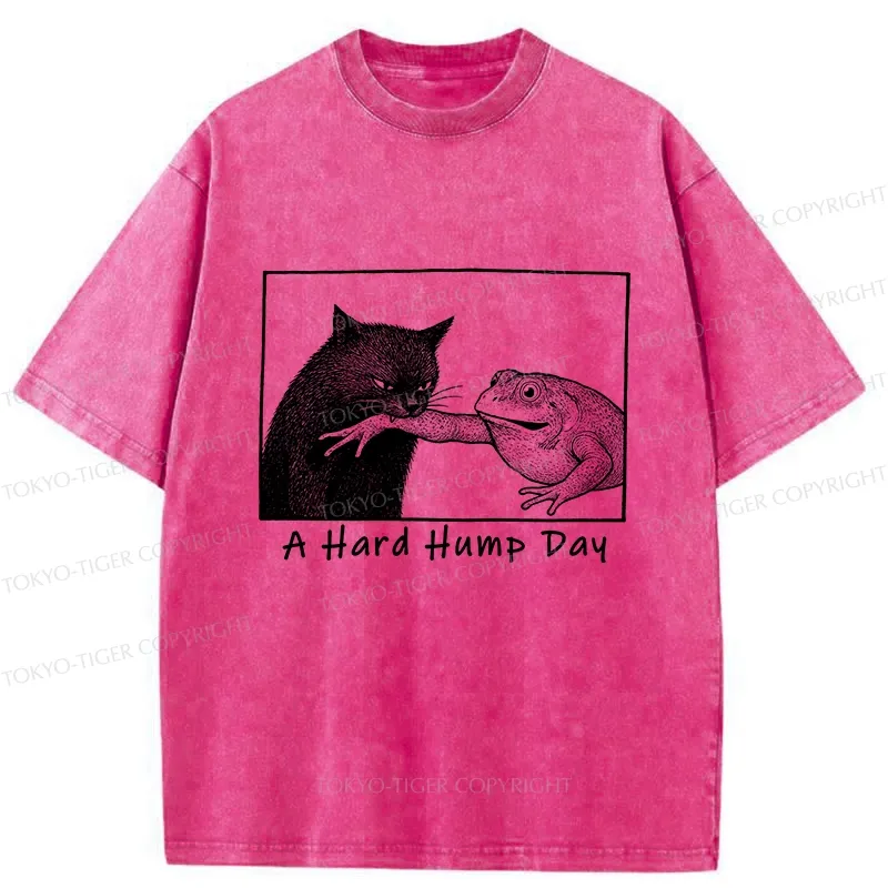 Tokyo-Tiger A Hard Hump Day Washed T-Shirt