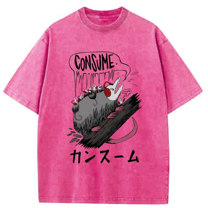 Tokyo-Tiger Consume Possum Japan Washed T-Shirt