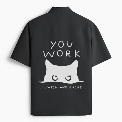 Tokyo-Tiger A Cat That Spies Work Shirt