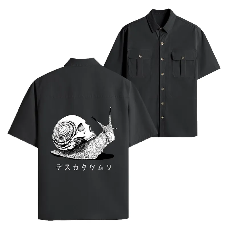 Tokyo-Tiger Death Snail Manga Work Shirt